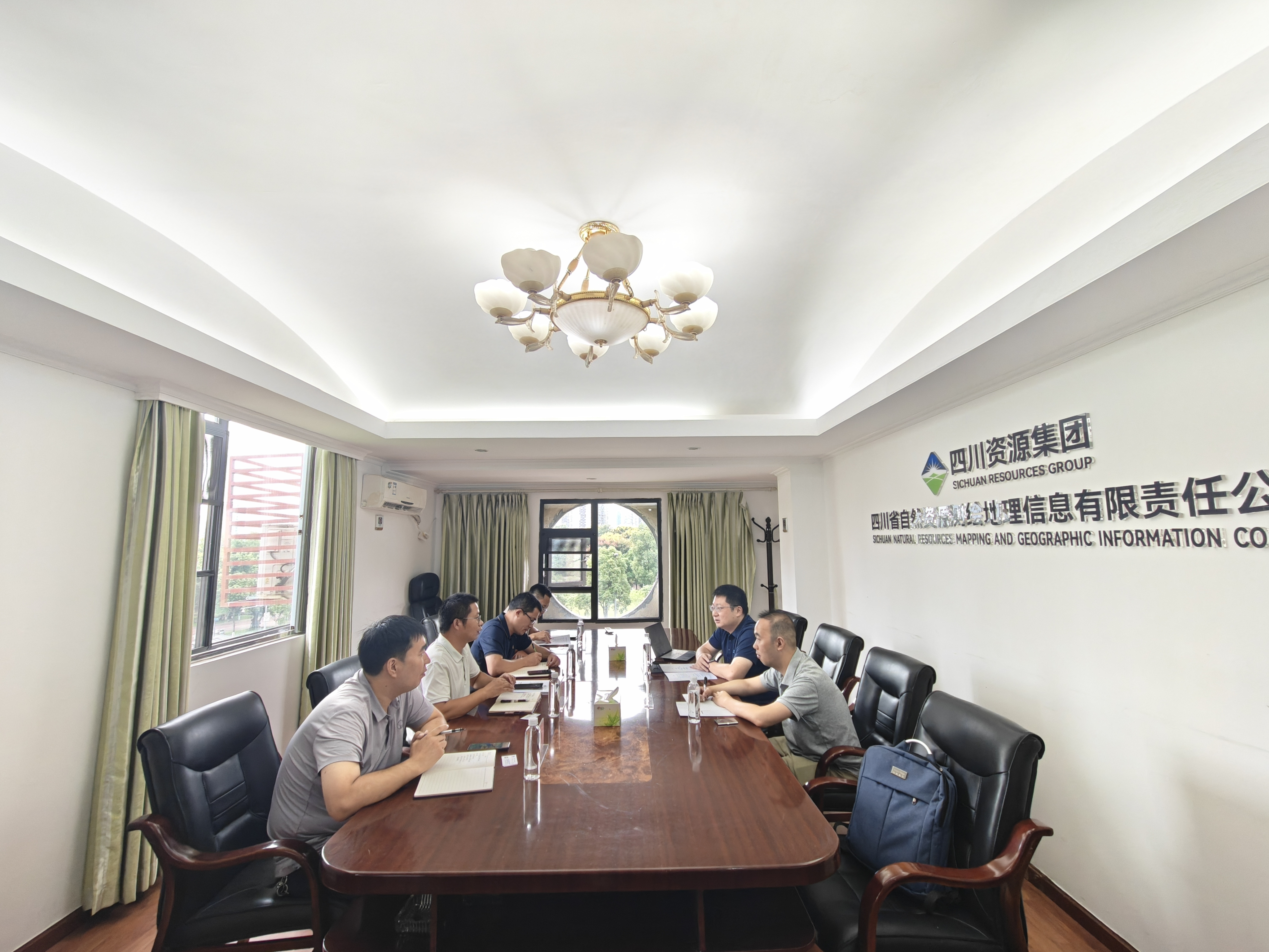 武汉众智鸿猷科技有限公司赴测绘公司座谈交流