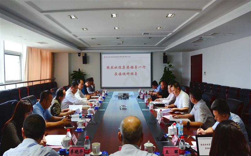 省自然AG真人娱乐投资集团总司理江涛  副总司理武文祥一行到核西南院调研