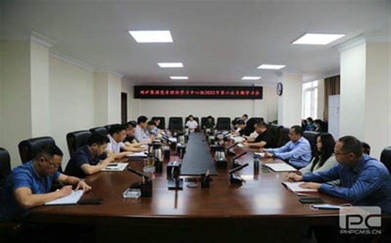 地矿集团召开党委理论中心组学习会深入学习贯彻四川AG真人娱乐2022年半年经济事情推进会精神